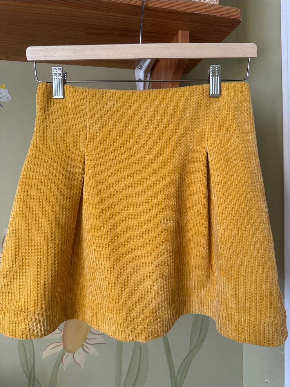 Yellow Knit Skirt